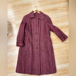 Vintage Burgundy Coat